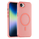 For iPhone 14 MagSafe Frosted Translucent TPU + PC Full Coverage Phone Case