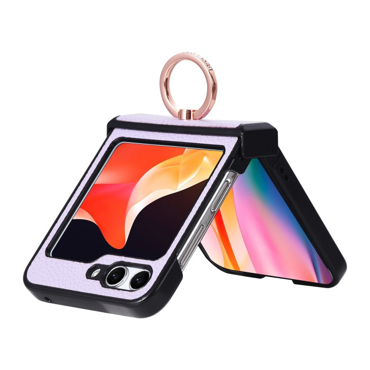 Samsung Galaxy Z Flip 5 MagSafe Ring Holder Three-stage Folding Phone Case Cover