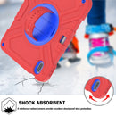 X Rotation PC Hybrid Silicone Tablet Case with Strap, For iPad 11th Gen 2025 A16