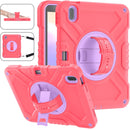 X Rotation PC Hybrid Silicone Tablet Case with Strap, For iPad 11th Gen 2025 A16