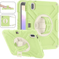 X Rotation PC Hybrid Silicone Tablet Case with Strap, For iPad 11th Gen 2025 A16
