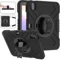 X Rotation PC Hybrid Silicone Tablet Case with Strap, For iPad 11th Gen 2025 A16