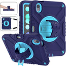 X Rotation PC Hybrid Silicone Tablet Case with Strap, For iPad 11th Gen 2025 A16
