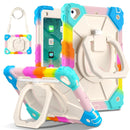 For iPad Air / Air 2 / 9.7 2018/2017 Shockproof Silicone Hybrid PC Tablet Case