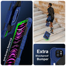 For iPad Air 11 inch 2024 Shockproof Silicone Hybrid PC Tablet Case