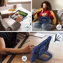 For iPad Air 11 inch 2024 Shockproof Silicone Hybrid PC Tablet Case