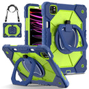 For iPad Air 11 inch 2024 Shockproof Silicone Hybrid PC Tablet Case