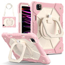 For iPad Air 11 inch 2024 Shockproof Silicone Hybrid PC Tablet Case