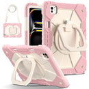 For iPad Air 11 inch 2024 Shockproof Silicone Hybrid PC Tablet Case