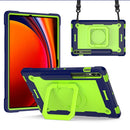 Handle Robot Silicone Hybrid PC Tablet Case For Samsung Galaxy Tab S9 FE+