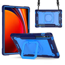 Handle Robot Silicone Hybrid PC Tablet Case For Samsung Galaxy Tab S9 FE+