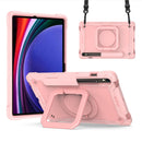 Handle Robot Silicone Hybrid PC Tablet Case For Samsung Galaxy Tab S9 FE+