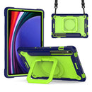 Handle Robot Silicone Hybrid PC Tablet Case For Samsung Galaxy Tab S9 FE+
