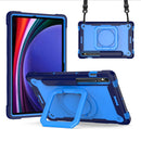 Handle Robot Silicone Hybrid PC Tablet Case For Samsung Galaxy Tab S9 FE+