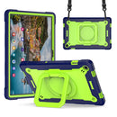 Handle Robot Silicone Hybrid PC Tablet Case For Samsung Galaxy Tab S9 FE+