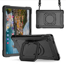 Handle Robot Silicone Hybrid PC Tablet Case For Samsung Galaxy Tab S9 FE+