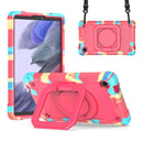 Handle Robot Silicone Hybrid PC Tablet Case For Samsung Galaxy Tab S9 FE+