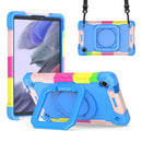 Handle Robot Silicone Hybrid PC Tablet Case For Samsung Galaxy Tab S9 FE+