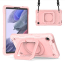 Handle Robot Silicone Hybrid PC Tablet Case For Samsung Galaxy Tab S9 FE+
