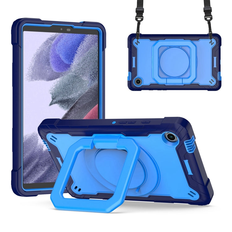 Handle Robot Silicone Hybrid PC Tablet Case For Samsung Galaxy Tab S9 FE+