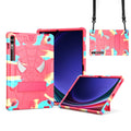 Fold-Holder Spider Silicone Hybrid PC Tablet Case For Samsung Galaxy Tab S9 FE+