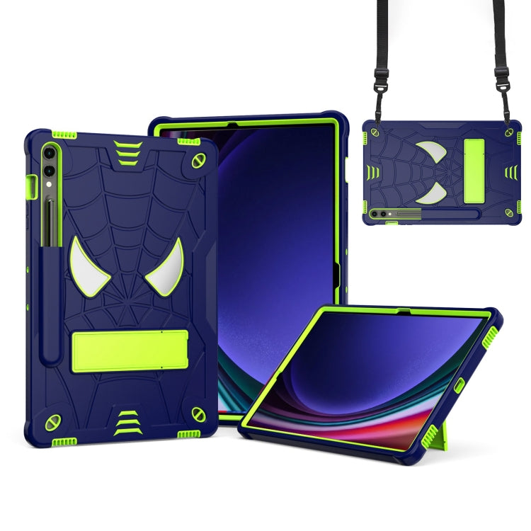 Fold-Holder Spider Silicone Hybrid PC Tablet Case For Samsung Galaxy Tab S9 FE+