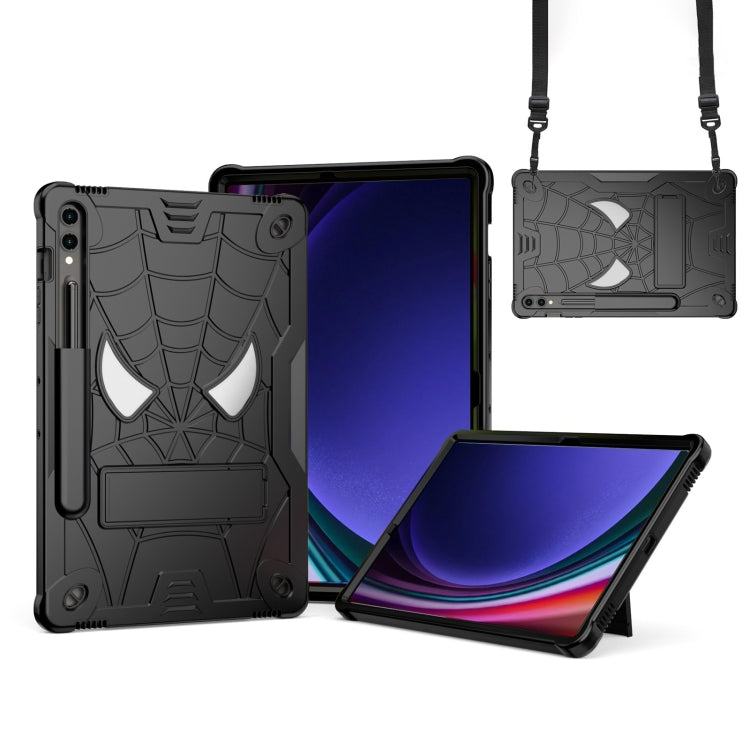 Fold-Holder Spider Silicone Hybrid PC Tablet Case For Samsung Galaxy Tab S9 FE+