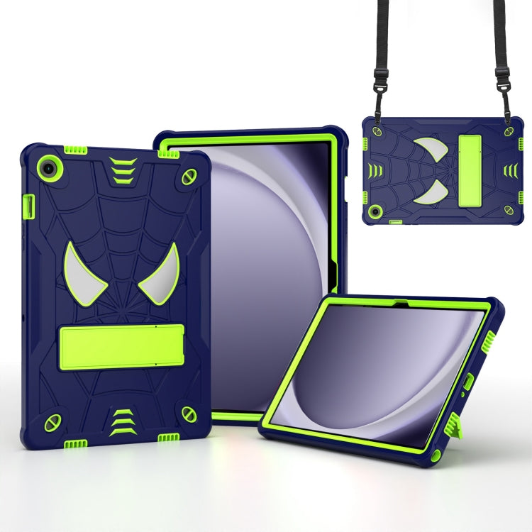 Fold-Holder Spider Silicone Hybrid PC Tablet Case For Samsung Galaxy Tab S9 FE+