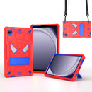 Fold-Holder Spider Silicone Hybrid PC Tablet Case For Samsung Galaxy Tab S9 FE+
