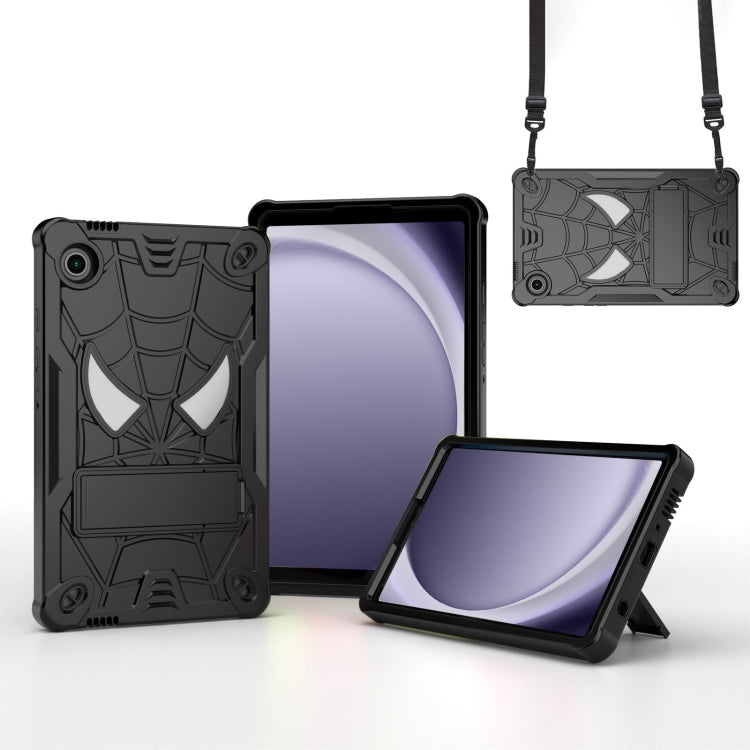 Fold-Holder Spider Silicone Hybrid PC Tablet Case For Samsung Galaxy Tab S9 FE+