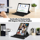 360 Rotation Transparent Smart Leather Case with Keyboard, For Lenovo Tab M11