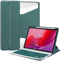 360 Rotation Transparent Smart Leather Case with Keyboard, For Lenovo Tab M11