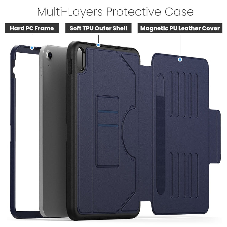 Notebook Magnetic Leather Tablet Case, For iPad 11th Gen 2025 A16
