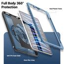 For iPad 11th Gen 2025 (A16) Hand Grip Turntable Stand Tablet Case