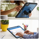 For iPad 11th Gen 2025 (A16) Hand Grip Turntable Stand Tablet Case