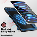 For iPad 11th Gen 2025 (A16) Hand Grip Turntable Stand Tablet Case