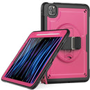 For iPad 11th Gen 2025 (A16) Hand Grip Turntable Stand Tablet Case