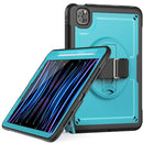 For iPad 11th Gen 2025 (A16) Hand Grip Turntable Stand Tablet Case