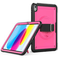 For iPad 10th Gen 10.9 2022 Hand Grip Turntable Stand Tablet Case