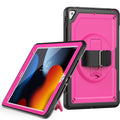 For iPad 10.2 9th 8th 7th /  Air 3 10.5 2019 Hand Grip Turntable Stand Tablet Case