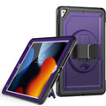 For iPad 10.2 9th 8th 7th /  Air 3 10.5 2019 Hand Grip Turntable Stand Tablet Case