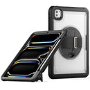 For iPad 11th Gen 2025 (A16) Hand Grip Turntable Stand Tablet Case