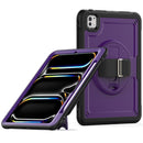 For iPad 11th Gen 2025 (A16) Hand Grip Turntable Stand Tablet Case