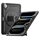 For iPad 11th Gen 2025 (A16) Hand Grip Turntable Stand Tablet Case