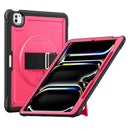 For iPad 11th Gen 2025 (A16) Hand Grip Turntable Stand Tablet Case