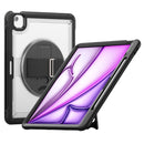 For iPad 11th Gen 2025 (A16) Hand Grip Turntable Stand Tablet Case