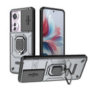 For OPPO Reno 12 Pro Sliding Camshield TPU + PC Shockproof Phone Case with Holder
