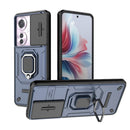 For OPPO Reno 12 Pro Sliding Camshield TPU + PC Shockproof Phone Case with Holder