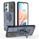 For OPPO Reno 12 Pro Sliding Camshield TPU + PC Shockproof Phone Case with Holder