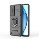For OPPO Reno 12 Pro Sliding Camshield TPU + PC Shockproof Phone Case with Holder